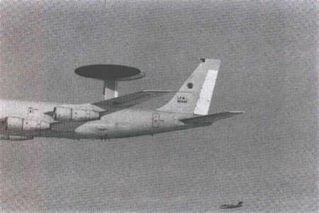 Prioritt A-Auftrag mit BOEING 707 AWACS